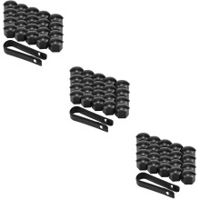 3Sets Kleine Schraubenkappen Schwarz, Schutz & Dekoration Für Fahrrad