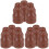 18Pcs Stylish Chocolate Plastic Pull Ends for Window Blind Cord Knobs 4