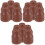 18Pcs Stylish Chocolate Plastic Pull Ends for Window Blind Cord Knobs 5