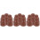 18Pcs Stylish Chocolate Plastic Pull Ends for Window Blind Cord Knobs 6