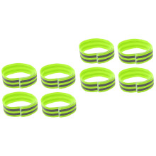 8Stk Leuchtendes Armband Grün Für Outdoor Sport Nachtlauf Sicherheit