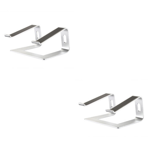 2Stk Aluminium Laptop Halter Rutschfest Ventiliert