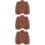 18Pcs Stylish Chocolate Plastic Pull Ends for Window Blind Cord Knobs 9