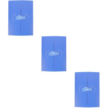 3Pcs Blue Graduation Guest Book Paper Signature Book for Party Decor
