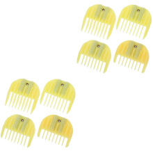 8Pcs Trimmers Guide Combs Black Practical Barber Haircutting Tool