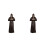 2St Bruin Monnikskostuum Polyester Cosplay 1
