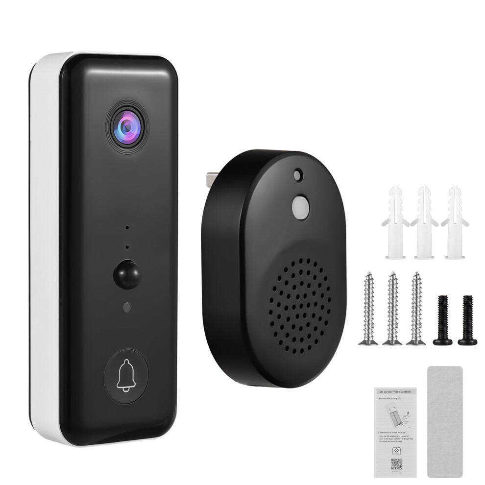 Doorbell Camera 720P 2.4Ghz Wifi White 130X50x29mm 6901393402690