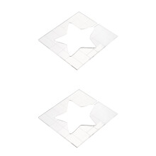 2St Transparante Acryl Quilten Mal Stervorm DIY Naaien Patchwork Tool