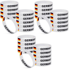 30Stk Flagge Silikonarmband Bunt Langlebig Sport