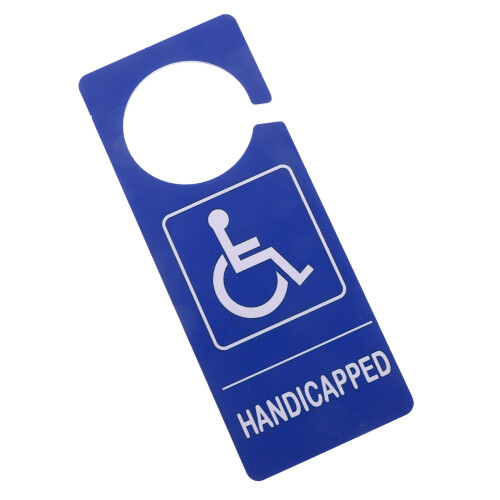 5Pièces Panneaux Handicap PVC Robustesse Pour Parking 2