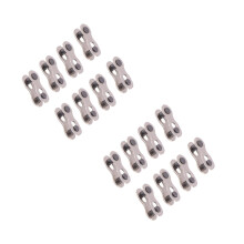 16Paires Maillons Manquants Argent Pour Usage Durable