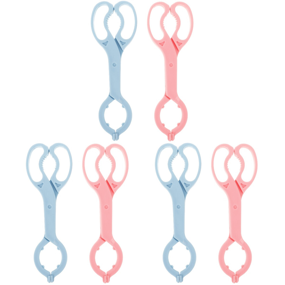 6Pcs Multi-Function Baby Bottle Tong Feeding Clamp With Ergonomic Grip Iplusmile