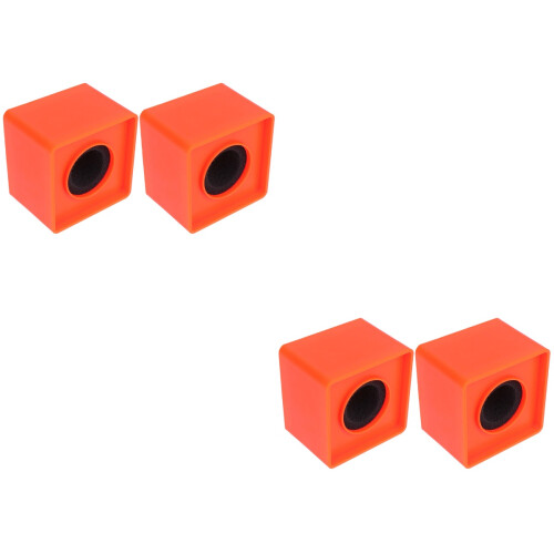 4Stk Interview Mikrofonflagge ABS Orange Für Profi Mikrofone