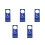 5Pièces Panneaux Handicap PVC Robustesse Pour Parking 9