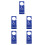5Pièces Panneaux Handicap PVC Robustesse Pour Parking 10