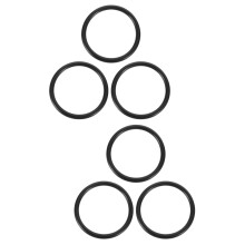 6Stk Schwarze Klangschalen Matte Aus , Buddhistisches Deko Kissen
