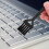 80Pcs Portable Keyboard Cleaning Brush Set Black Nylon ABS Durable 4