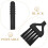 80Pcs Portable Keyboard Cleaning Brush Set Black Nylon ABS Durable 7