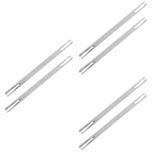 6Pcs Silver Straight Spindle Bars for Old Style and Antique Door Knobs