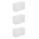 3Pcs Acrylic Model Car Display Case Clear Cover Home Use 5