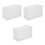 3Pcs Acrylic Model Car Display Case Clear Cover Home Use 8