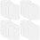 20Pcs Compact Silver Reflective Wall Mirror Tiles for Home Decoration 7
