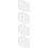 20Pcs Compact Silver Reflective Wall Mirror Tiles for Home Decoration 9