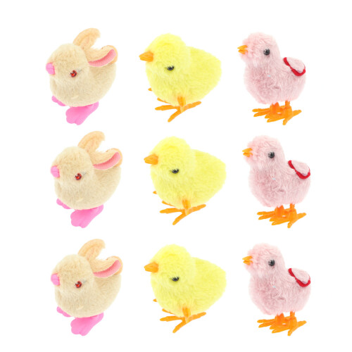 24Pcs Assorted Color Easter Animal Clockwork Wind Up Toys for Kids 2