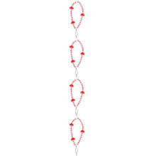4Stk Rote Phone Lanyards Mit Stilvollem Anhänger, Leicht & Sicher