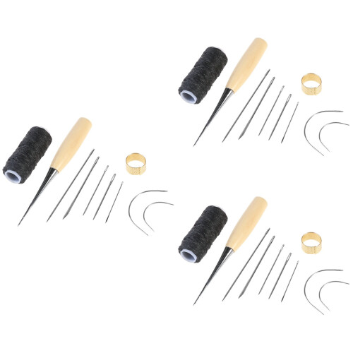 30Pcs Sewing Needle Set Stainless Steel Thread Thimble Craft
