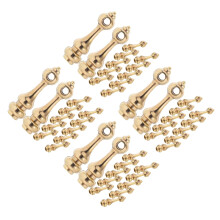 48Pcs Zinc Alloy Metal Furniture Fastener Universal Railing End Cap