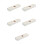5Pcs Wooden Pregnancy Test Holder Box White Sturdy Keepsake Container 1