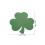 50Pcs Three-Leaf Clover Paper Cards for St Patrick's Day Classroom Use 3