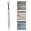 3Pièces Cylindre De Chaise Facile Couleur Gris 10