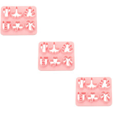 3Pièces Outils Argile Polymer Rose Découpe Multifonctionnel