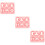 3Pièces Outils Argile Polymer Rose Découpe Multifonctionnel 1