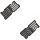 2 Pieces Finger Chopsticks Washable Kitchen Tableware Reusable Metal 5
