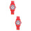 2Stk Cartoon Kinder-Armbanduhr Quarz 1