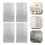 4Pièces Tapis Anti-Bruit Isolation Thermique Argent 11