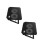 2Pièces Support Ventilateur Pour Laptop Polyvalent Et Durable Noir 1