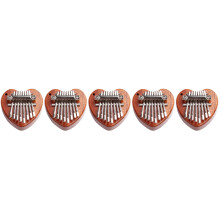 5Sets Fingerklavier Aus Holz , Kleines Daumenpiano Für Kinder