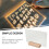 2Sets Clear Acrylic Message Boards with Light- and Erasable Pen 6