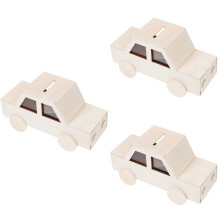 3St Wisselgelddoos Auto Decoratief DIY Spaarpot Voor Studenten
