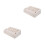 2Pcs Khaki ABS Cat Litter Ramp Step for Easy Access and Litter Control 1