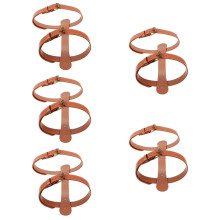 5St Outdoor Picknick Deken Draagband Met Aluminium Gesp En PU