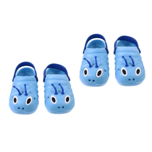 2Pairs Sandals Lightweight Comfortable Kids Beach Slippers 2