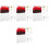 4Sets Assorted Color Wool Felt Needle Felting Kit DIY Doll Craft Set 5