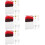 4Sets Assorted Color Wool Felt Needle Felting Kit DIY Doll Craft Set 8