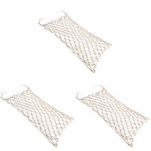 3Pcs Flax Gardening Netting Light Brown Plant for Vines