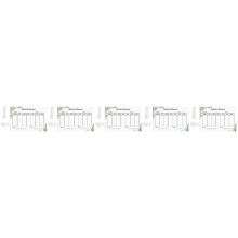 5Sets White Acrylic Home Memo Boards Hanging Writing Boards for Office